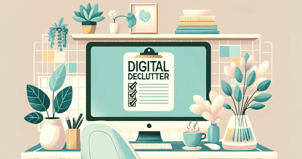 digital declutter checklist