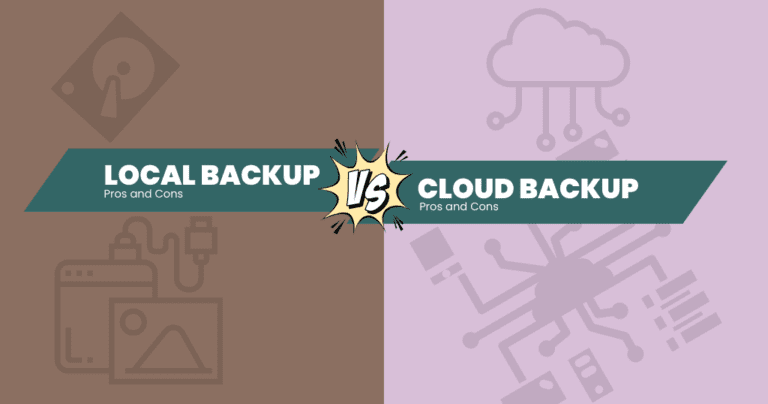 local backup vs cloud backup
